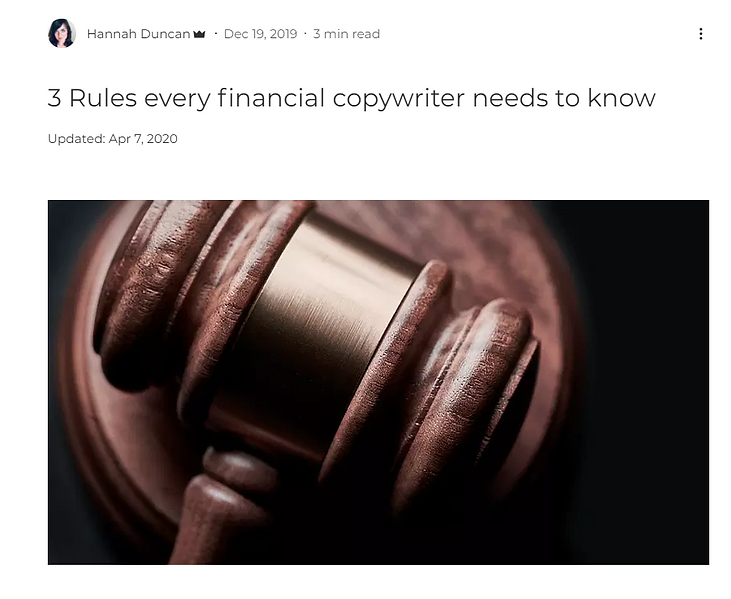 rules-every-financialcopywriter-needs-to-know